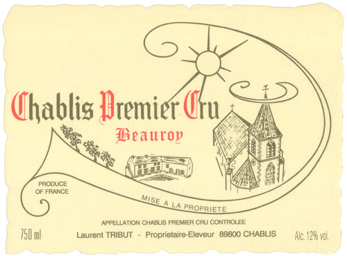 Laurent Tribut, 2020 Chablis, Premier Cru Beauroy, France