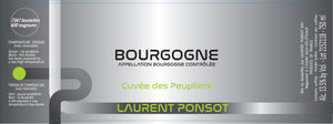 Laurent Ponsot<br />2019 Bourgogne Rouge Cuvée des Peupliers, 1.5 L<br>France
